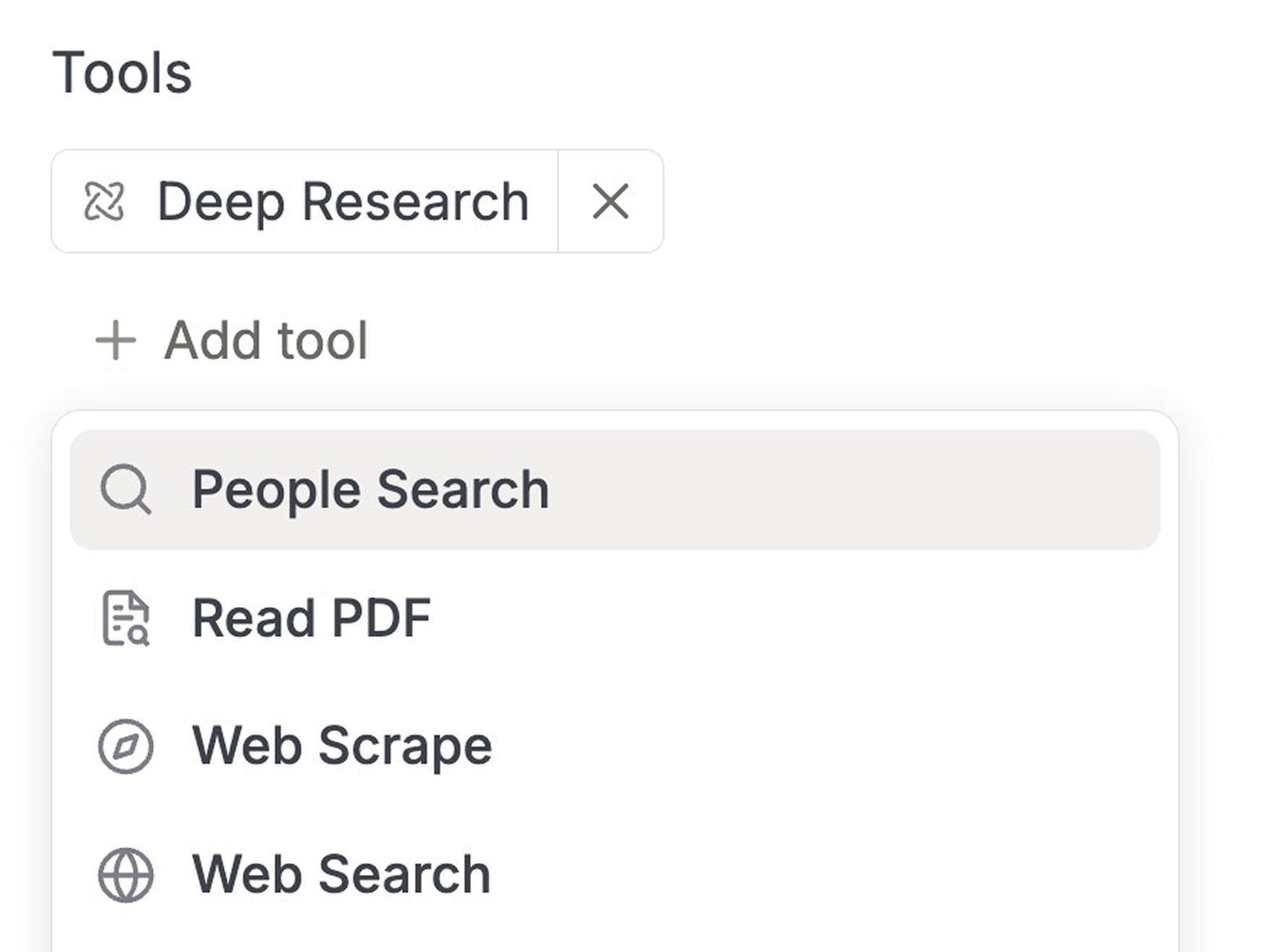Universal search interface